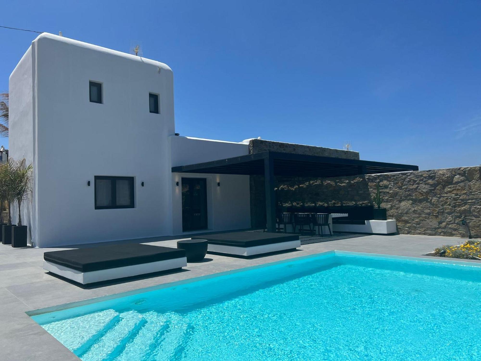 Black And White Villas Ftelia - Mykonos Mykonos Town Екстериор снимка