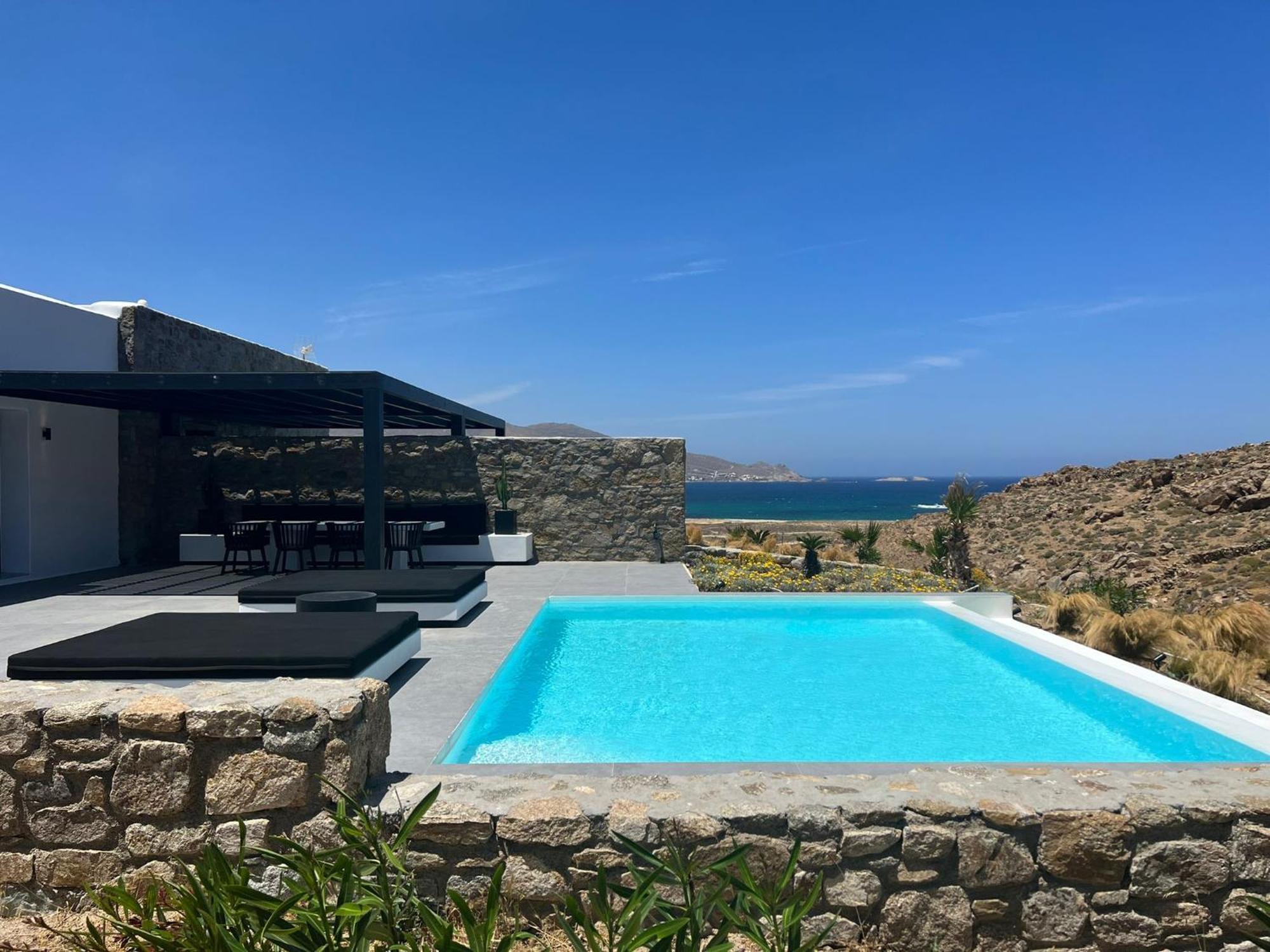 Black And White Villas Ftelia - Mykonos Mykonos Town Екстериор снимка